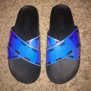 Victoria’s Secret Pink Holographic Slides